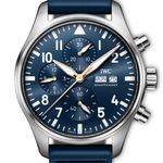 IWC Pilot Chronograph IW378011 (2026) - Blauw wijzerplaat 43mm Staal (1/1)