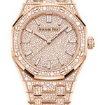 Audemars Piguet Royal Oak Selfwinding 77452OR.ZZ.1365OR.01 (2025) - Diamond dial 34 mm Rose Gold case (1/1)