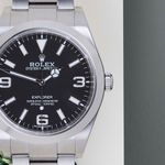 Rolex Explorer 214270 (2020) - Zwart wijzerplaat 39mm Staal (5/8)