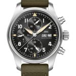 IWC Pilot Spitfire Chronograph IW387901 (2026) - Zwart wijzerplaat 41mm Staal (1/1)
