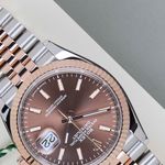 Rolex Datejust 36 126231 (2024) - Bruin wijzerplaat 36mm Goud/Staal (4/8)