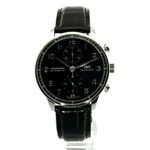 IWC Portuguese Chronograph IW371609 (2023) - Black dial 41 mm Steel case (2/8)