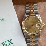 Rolex Datejust 31 68273 (1985) - Champagne dial 31 mm Gold/Steel case (1/8)