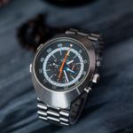 Omega Flightmaster 145.036 (Onbekend (willekeurig serienummer)) - Zwart wijzerplaat 43mm Staal (2/8)