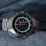 Omega Flightmaster 145.036 (Onbekend (willekeurig serienummer)) - Zwart wijzerplaat 43mm Staal (3/8)