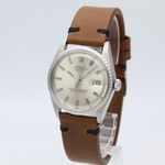 Rolex Datejust 1603 (1970) - Zilver wijzerplaat 36mm Staal (2/8)