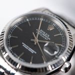 Rolex Datejust 36 16234 (1991) - Black dial 36 mm Steel case (7/8)