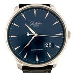 Glashütte Original Senator Excellence 1-36-03-04-02-30 (2023) - Blauw wijzerplaat 42mm Staal (1/8)