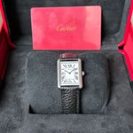 Cartier Tank Solo WSTA0030 (2020) - White dial 24 mm Steel case (7/8)