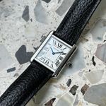 Cartier Tank Solo WSTA0030 (2020) - White dial 24 mm Steel case (1/8)