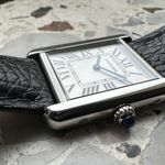 Cartier Tank Solo WSTA0030 (2020) - White dial 24 mm Steel case (6/8)