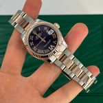 Rolex Datejust 31 278271 (2024) - Purple dial 31 mm Steel case (7/8)