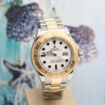 Rolex Yacht-Master 40 16623 (2013) - White dial 40 mm Gold/Steel case (7/8)