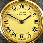 Cartier Vendome 590004 (1990) - Champagne wijzerplaat 24mm Goud/Staal (8/8)