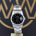 Rolex Oyster Perpetual Date 15210 (2001) - Black dial 34 mm Steel case (1/7)