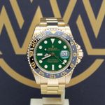 Rolex GMT-Master II 116718LN (2007) - Green dial 40 mm Yellow Gold case (1/7)