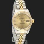 Rolex Lady-Datejust 79173 (2001) - Champagne dial 26 mm Gold/Steel case (4/8)