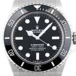 Rolex Submariner No Date 124060 (2022) - Zwart wijzerplaat 41mm Staal (2/5)