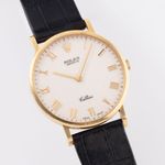 Rolex Cellini 5112 (1991) - White dial 32 mm Yellow Gold case (2/8)