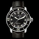 Blancpain Fifty Fathoms 5015-1130-52A (2022) - Black dial 45 mm Steel case (1/1)