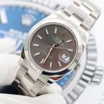 Rolex Datejust 41 126300 (Onbekend (willekeurig serienummer)) - Grijs wijzerplaat 41mm Staal (4/8)
