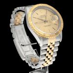 Rolex Datejust Turn-O-Graph 16263 (1991) - Champagne dial 36 mm Gold/Steel case (6/8)