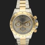 Rolex Daytona 16523 (1999) - Grijs wijzerplaat 40mm Goud/Staal (3/8)