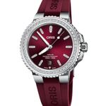 Oris Aquis 01 733 7766 4998-07 4 22 68FC (2026) - Rood wijzerplaat 42mm Staal (1/1)