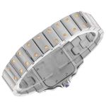 Cartier Santos Galbée 1567 (1996) - White dial 24 mm Gold/Steel case (7/8)