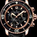 Blancpain Fifty Fathoms 5085F-3630-52A (2022) - Black dial 45 mm Rose Gold case (2/2)