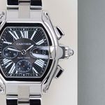 Cartier Roadster W62020X6 (2004) - Zwart wijzerplaat 43mm Staal (5/8)