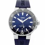 Oris Aquis Date 01 733 7730 4135-07 4 24 65EB (2023) - Blauw wijzerplaat 44mm Staal (1/3)