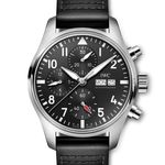 IWC Pilot Chronograph IW388111 (2023) - Zwart wijzerplaat 41mm Staal (1/1)