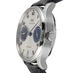 IWC Portuguese Automatic IW500706 (Onbekend (willekeurig serienummer)) - Zilver wijzerplaat 42mm Staal (6/8)