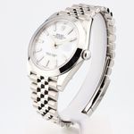 Rolex Datejust 41 126300 (2023) - Wit wijzerplaat 41mm Staal (2/8)