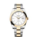 Rolex Datejust 41 126303 (2024) - Wit wijzerplaat 41mm Goud/Staal (1/1)