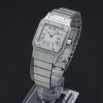 Cartier Santos Galbée 1565 (1999) - White dial 24 mm Steel case (2/7)