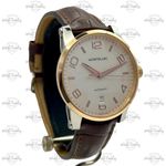 Montblanc Timewalker 110330 (2019) - Wit wijzerplaat 39mm Goud/Staal (3/8)