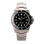 Rolex Submariner No Date 124060 (2021) - Zwart wijzerplaat 41mm Staal (2/8)