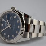 Rolex Datejust 41 126334 (2024) - Blue dial 41 mm Steel case (3/8)