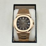 Patek Philippe Nautilus 5711/1R-001 (2021) - Bruin wijzerplaat 40mm Roségoud (5/8)