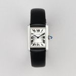 Cartier Tank W4TA0016 (2023) - White dial 27 mm Steel case (1/8)