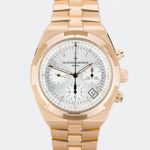 Vacheron Constantin Overseas Chronograph 5500V/000R-B074 (2022) - Silver dial 43 mm Rose Gold case (1/8)