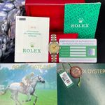 Rolex Lady-Datejust 79173 (2000) - Champagne wijzerplaat 26mm Goud/Staal (2/8)