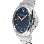 Panerai Luminor Due PAM01124 (Onbekend (willekeurig serienummer)) - Blauw wijzerplaat 42mm Staal (6/8)