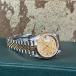 Rolex Lady-Datejust 69173 (1987) - Champagne dial 26 mm Gold/Steel case (3/8)