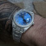 Rolex Datejust 41 126300 (2021) - Blauw wijzerplaat 41mm Staal (3/8)