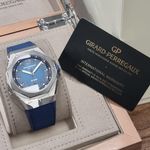 Girard-Perregaux Laureato 81070-21-002-FB6A (2022) - Blue dial 44 mm Titanium case (5/6)