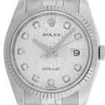 Rolex Datejust 36 116234 (2008) - Silver dial 36 mm Steel case (1/8)