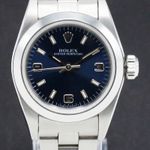 Rolex Oyster Perpetual 67180 (1998) - Blue dial 26 mm Steel case (1/7)